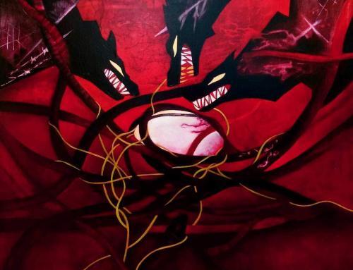 El Acecho 100 x 100 cm